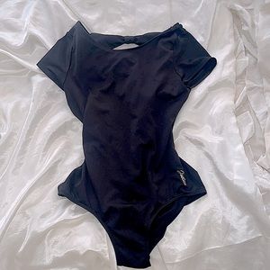 Justice Balletcore, Ballet Body Suit XL but fits as a Medium Black